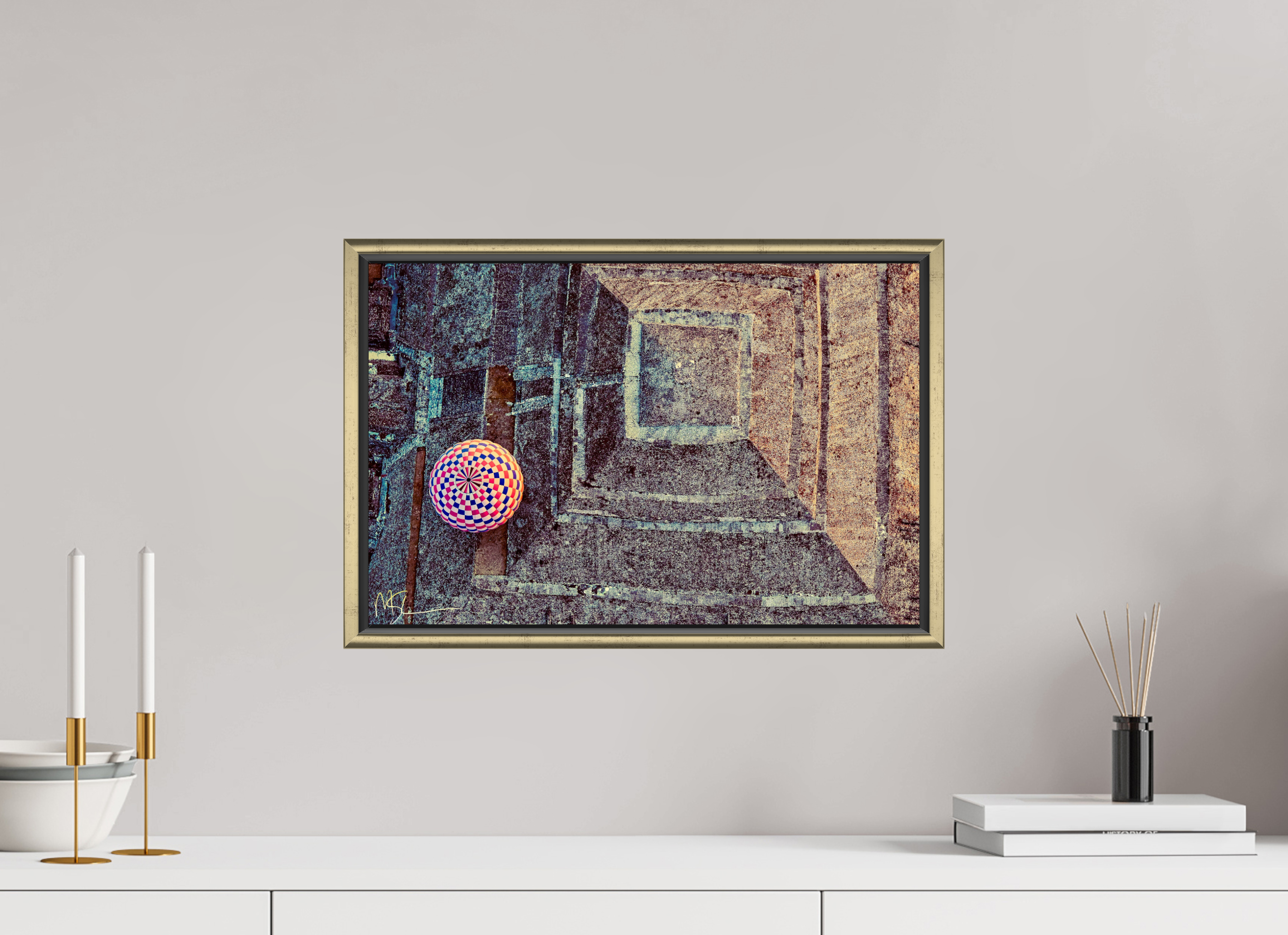 18.3 x 12″, Suggested 2 Tenochtitlan Ancient Ascension