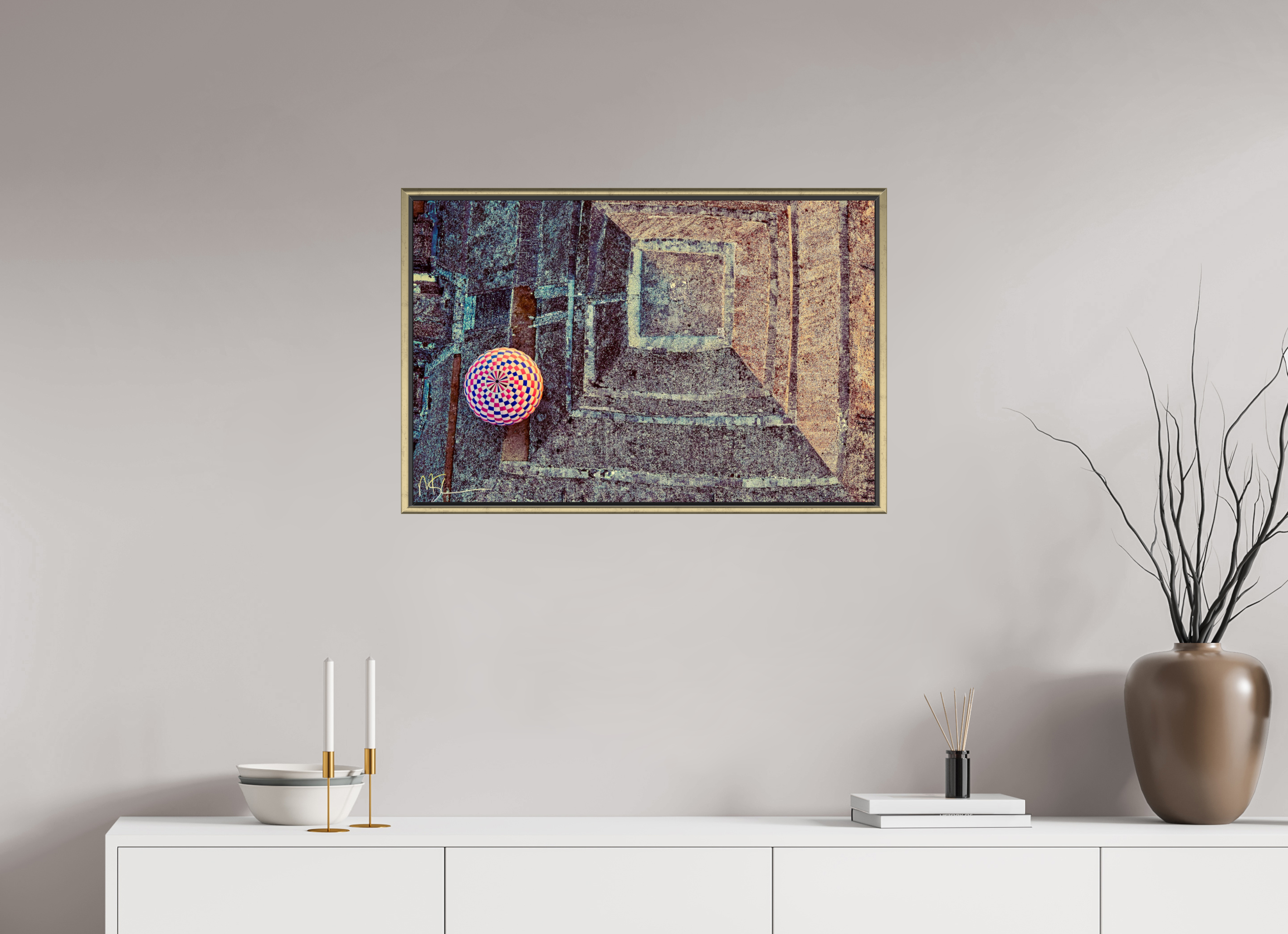 30.6 x 20″, Suggested 2 Tenochtitlan Ancient Ascension