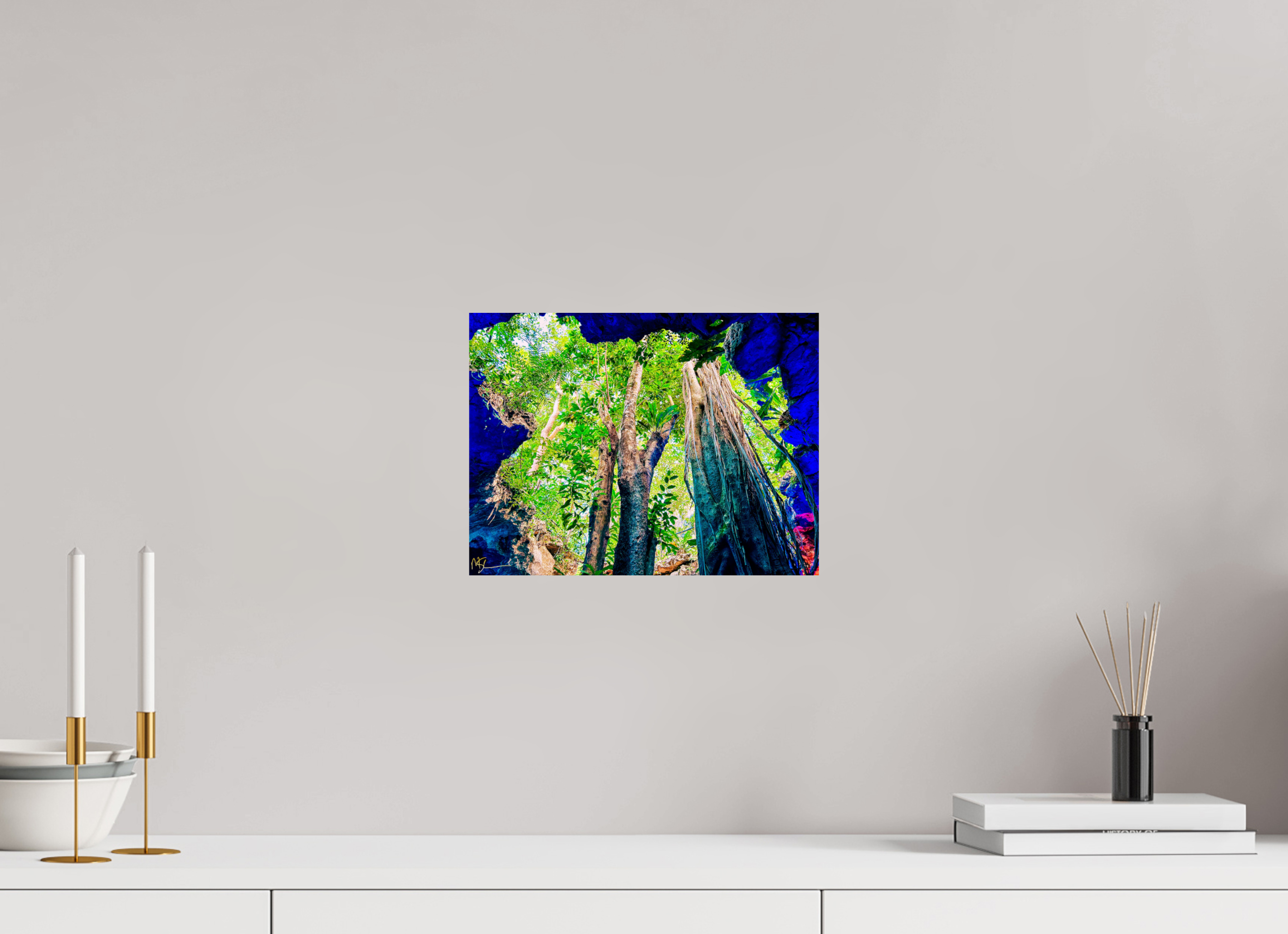 12 x 9″, Suggested 1 Tulum Cenote Ancient Decent