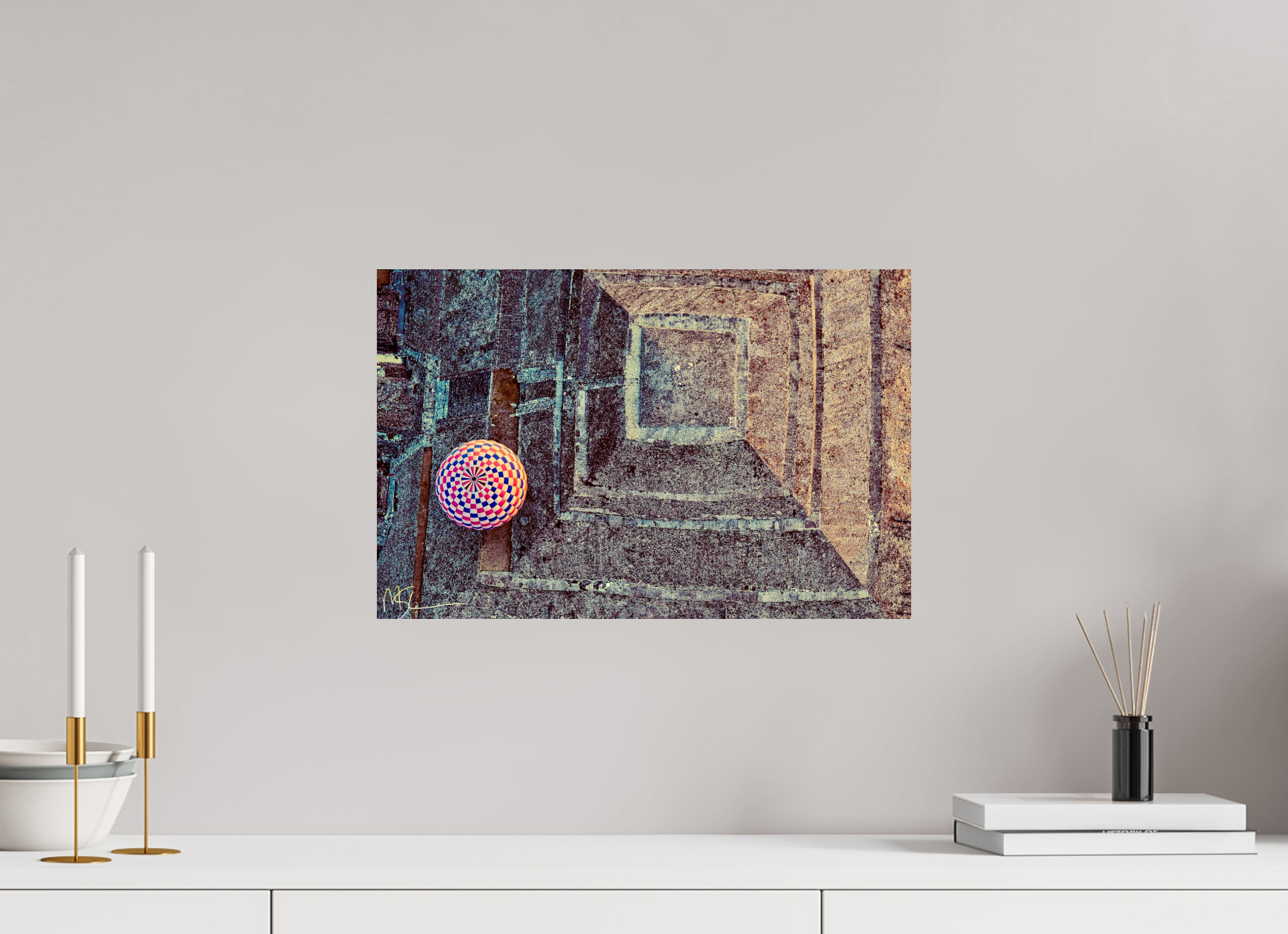 18.3 x 12″, Suggested 1 Tenochtitlan Ancient Ascension