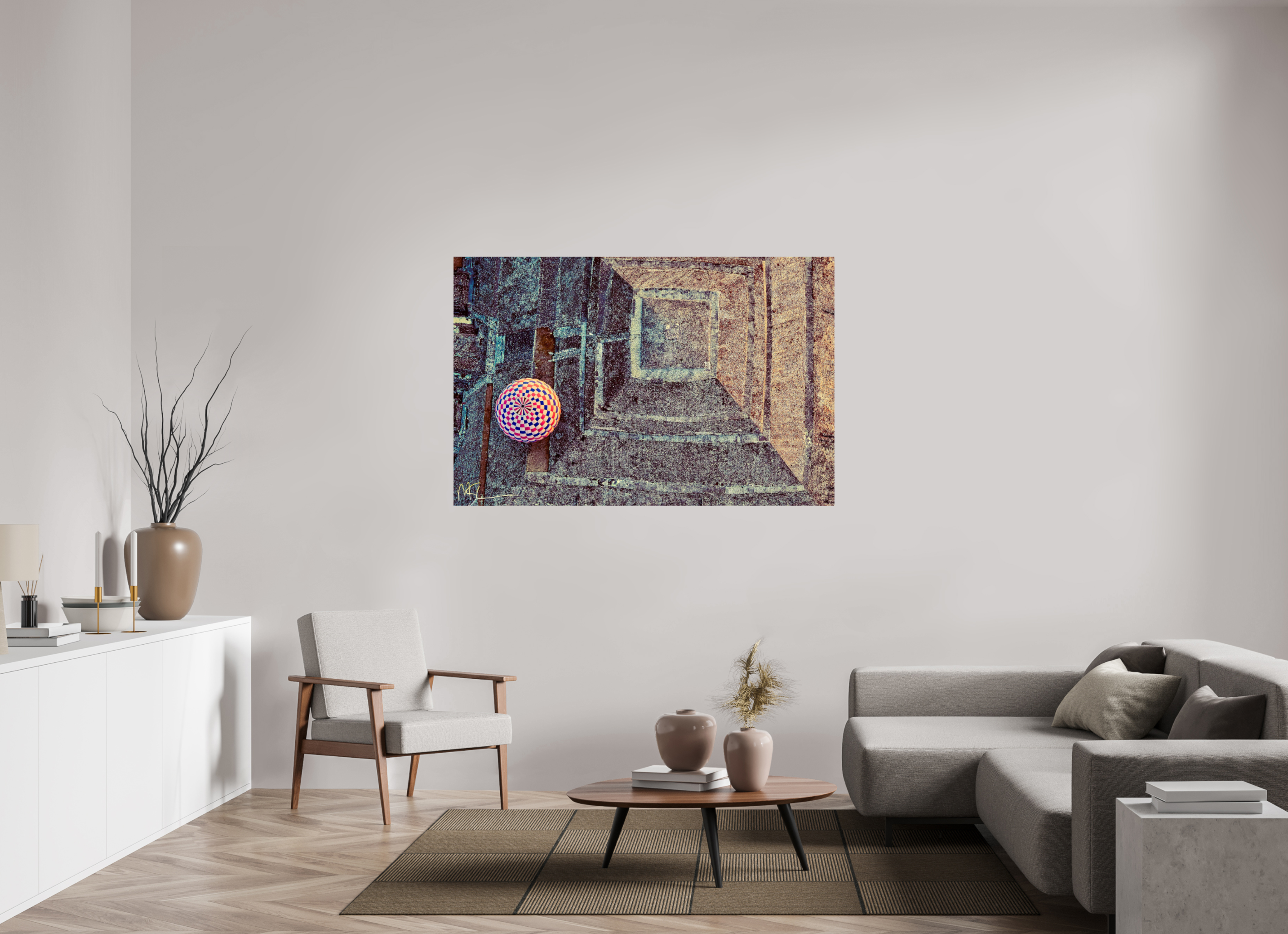 61.2 x 40″, Suggested 1 Tenochtitlan Ancient Ascension