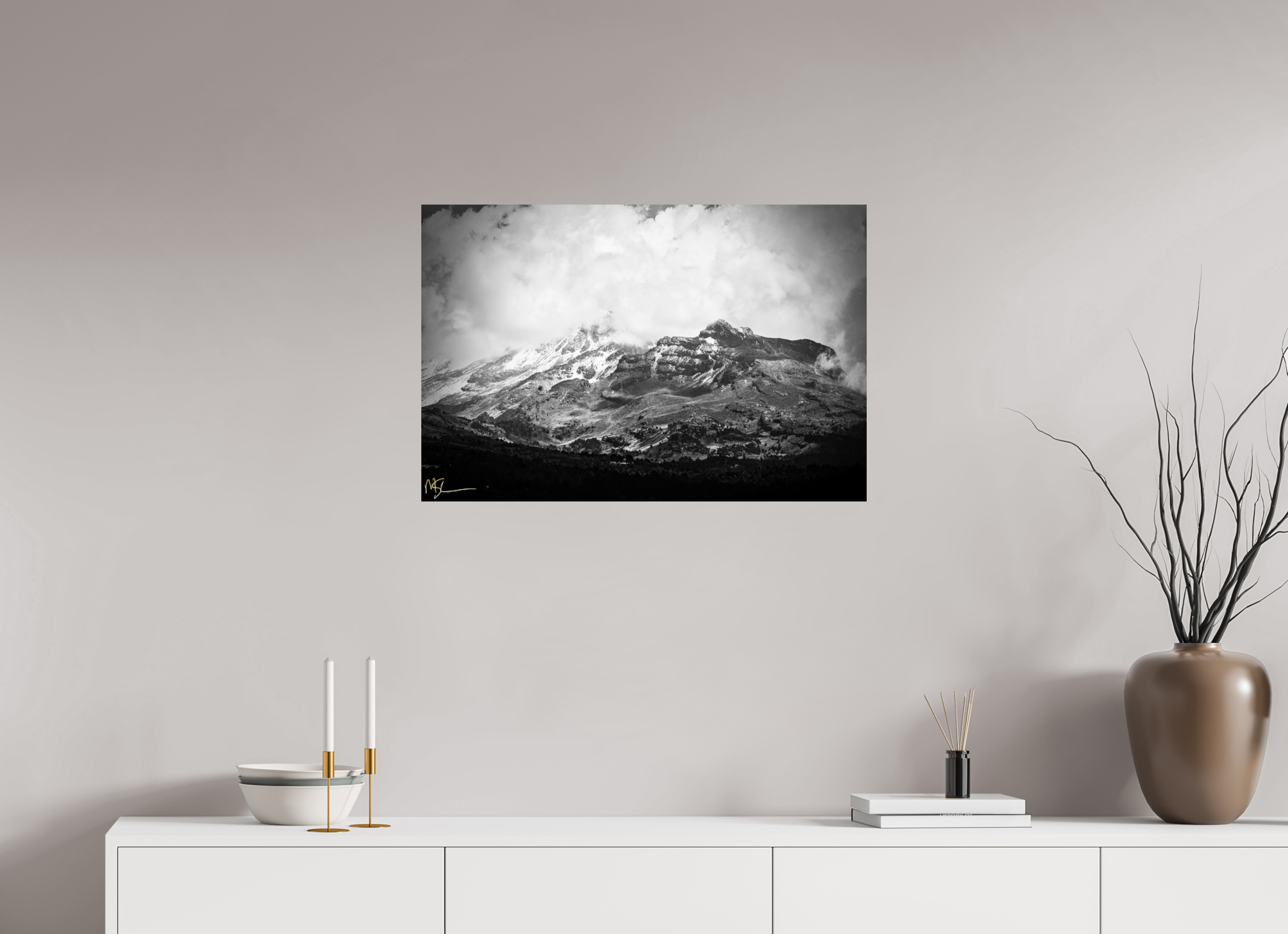 30 x 20″, Suggested 1 Volcan Itza